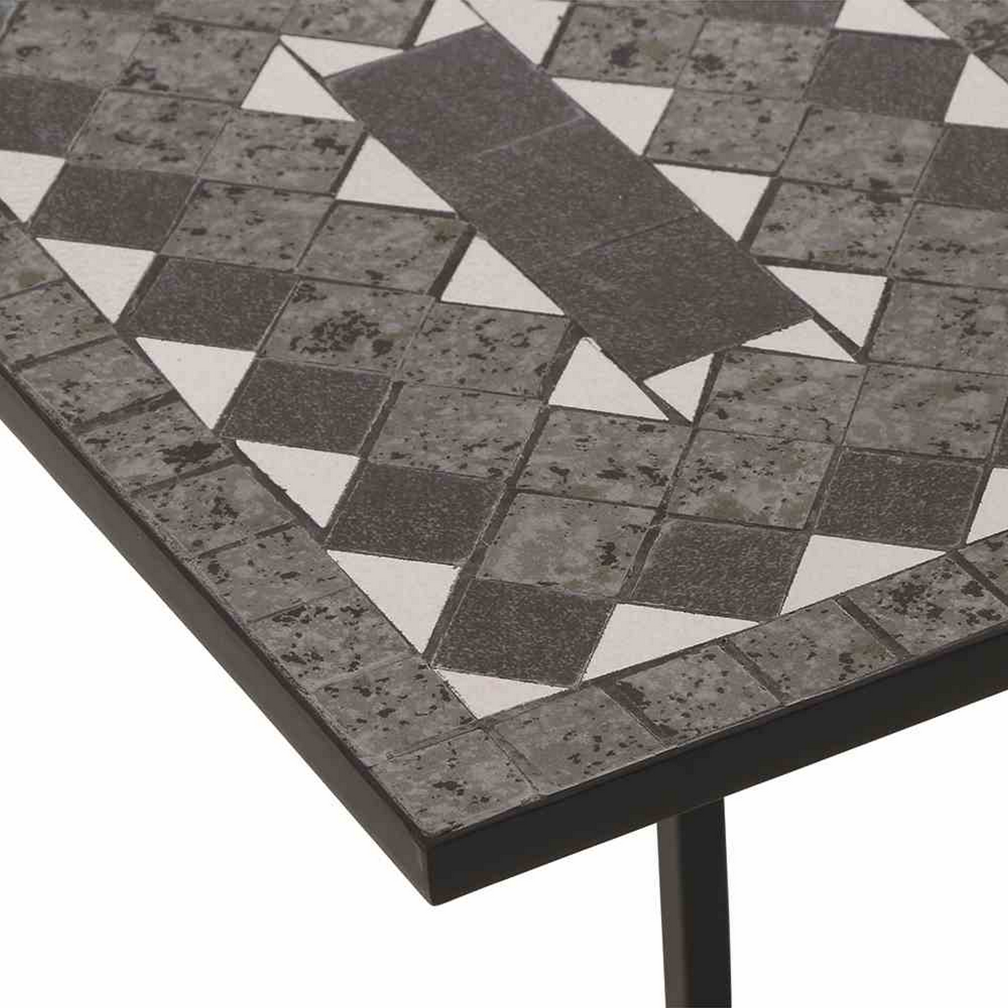 Beistelltisch-Set 'Como' anthrazit 2-teilig