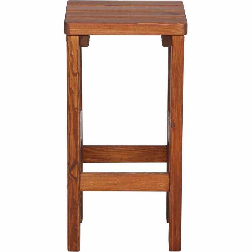 Barhocker 'Tessin' Kiefernholz braun 39 x 76 x 39 cm