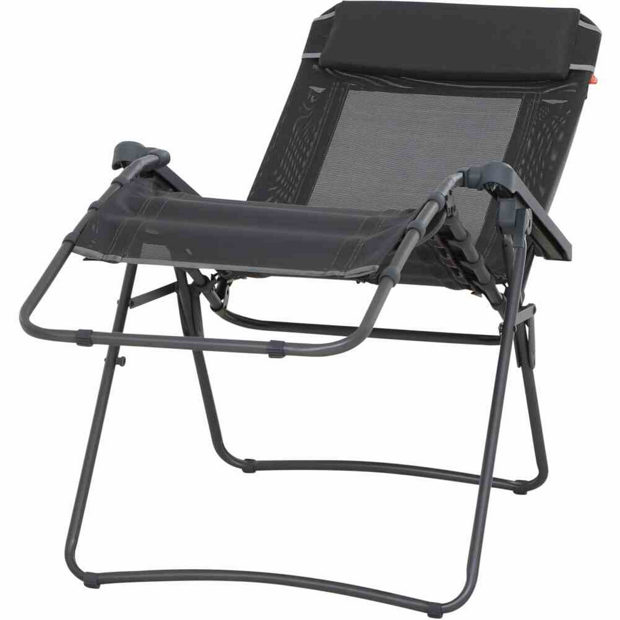 Campingstuhl 'Comfort' anthrazit 50 x 109 x 92 cm