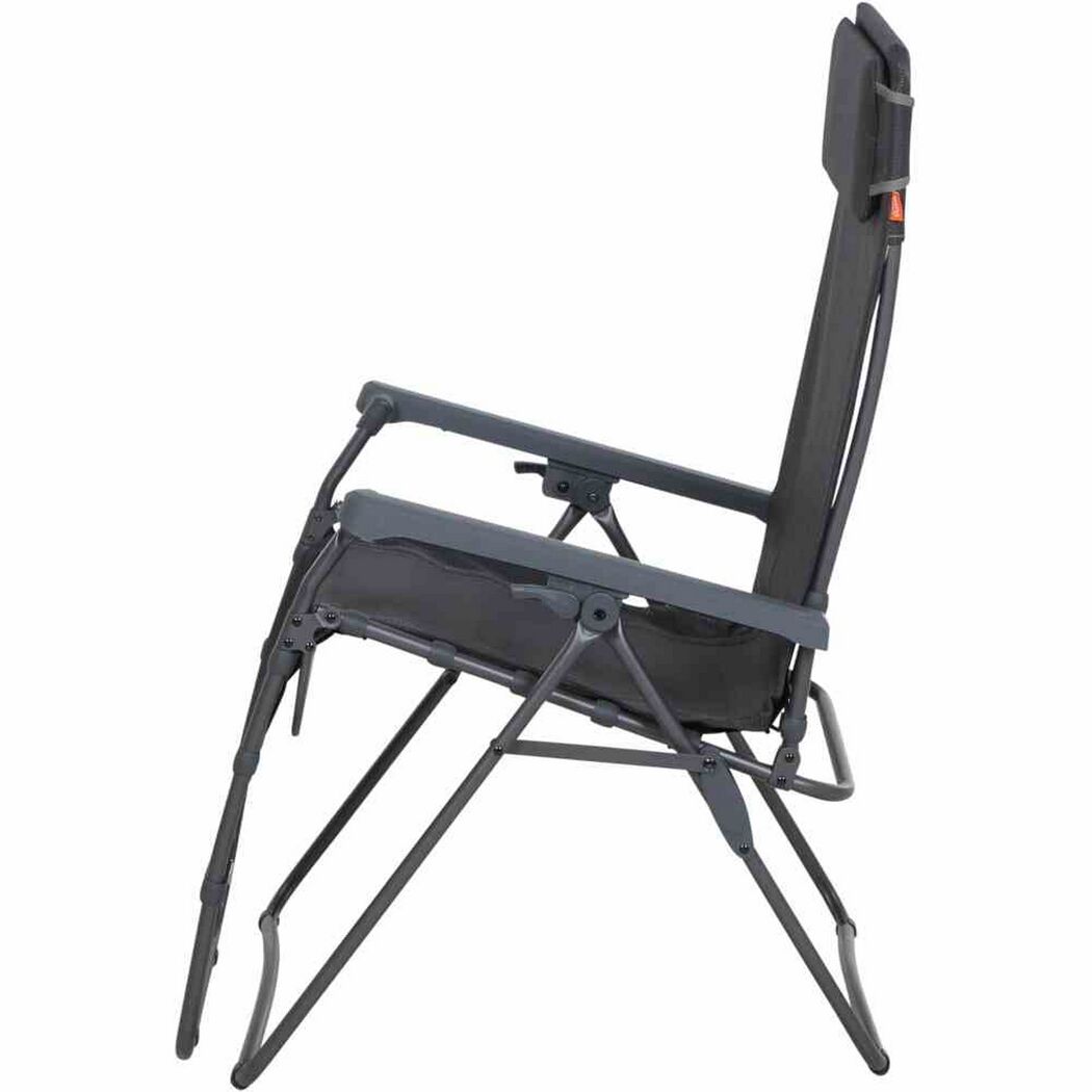 Liegestuhl 'Comfort' klappbar Aluminium anthrazit 65 x 109 x 92 cm
