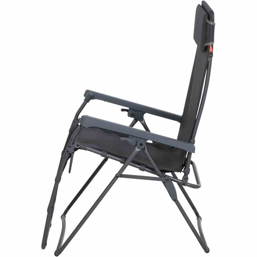Liegestuhl 'Comfort' klappbar Aluminium anthrazit 65 x 109 x 92 cm