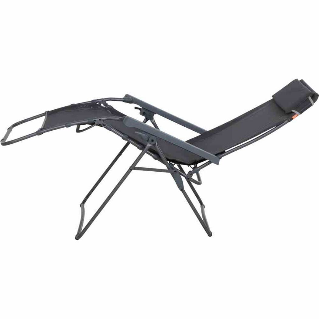 Liegestuhl 'Comfort' klappbar Aluminium anthrazit 65 x 109 x 92 cm