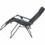 Liegestuhl 'Comfort' klappbar Aluminium anthrazit 65 x 109 x 92 cm