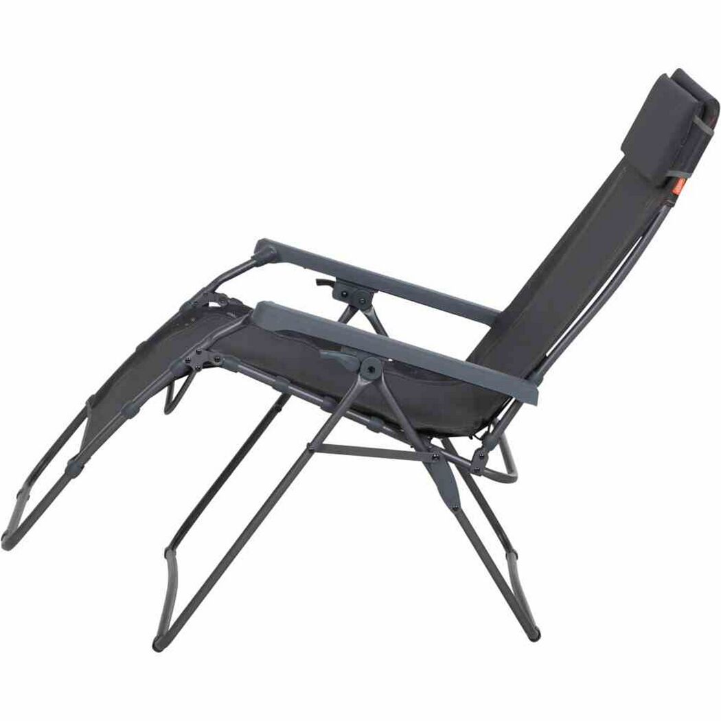 Liegestuhl 'Comfort' klappbar Aluminium anthrazit 65 x 109 x 92 cm