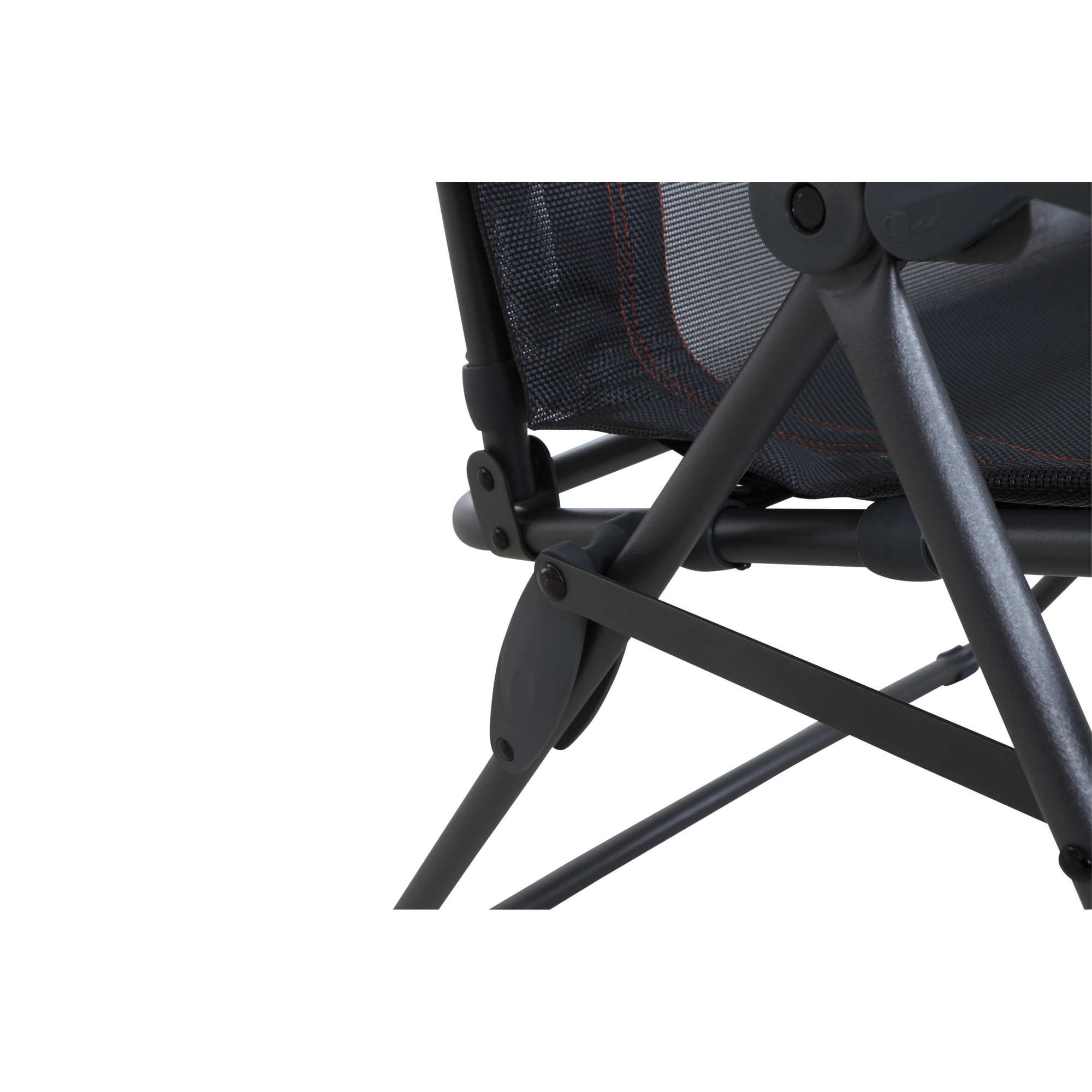 Campingstuhl 'Comfort' anthrazit 50 x 109 x 92 cm