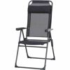 Gartenstuhl 'Comfort' klappbar Aluminium anthrazit 59 x 117 x 48 cm