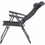 Gartenstuhl 'Comfort' klappbar Aluminium anthrazit 59 x 117 x 48 cm