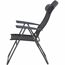 Gartenstuhl 'Comfort' klappbar Aluminium anthrazit 59 x 117 x 48 cm