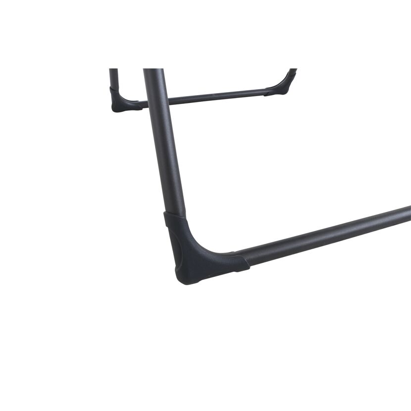 Gartenstuhl 'Comfort' klappbar Aluminium anthrazit 59 x 117 x 48 cm