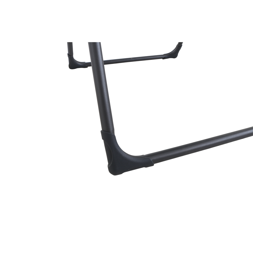 Gartenstuhl 'Comfort' klappbar Aluminium anthrazit 59 x 117 x 48 cm