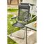 Gartenstuhl 'Comfort' klappbar Aluminium anthrazit 59 x 117 x 48 cm