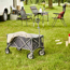 Falt-Bollerwagen 'Comfort' anthrazit 90,5 x 48 x 54 cm