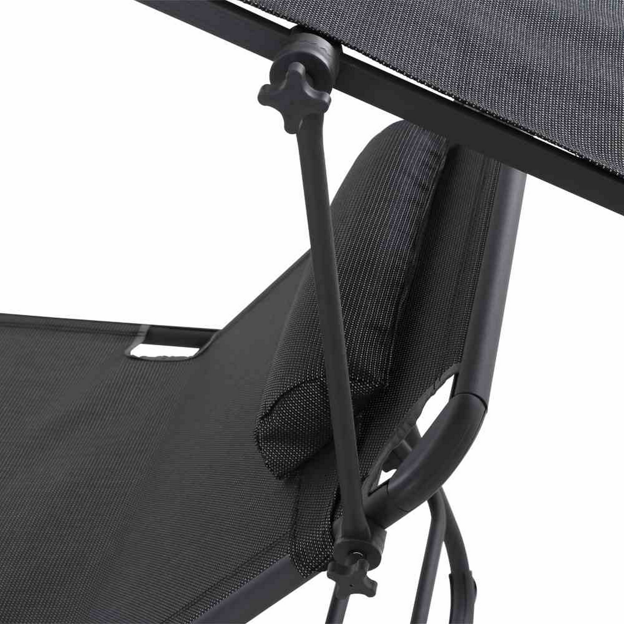 Campingliege 'Comfort' anthrazit 69 x 43 x 200 cm