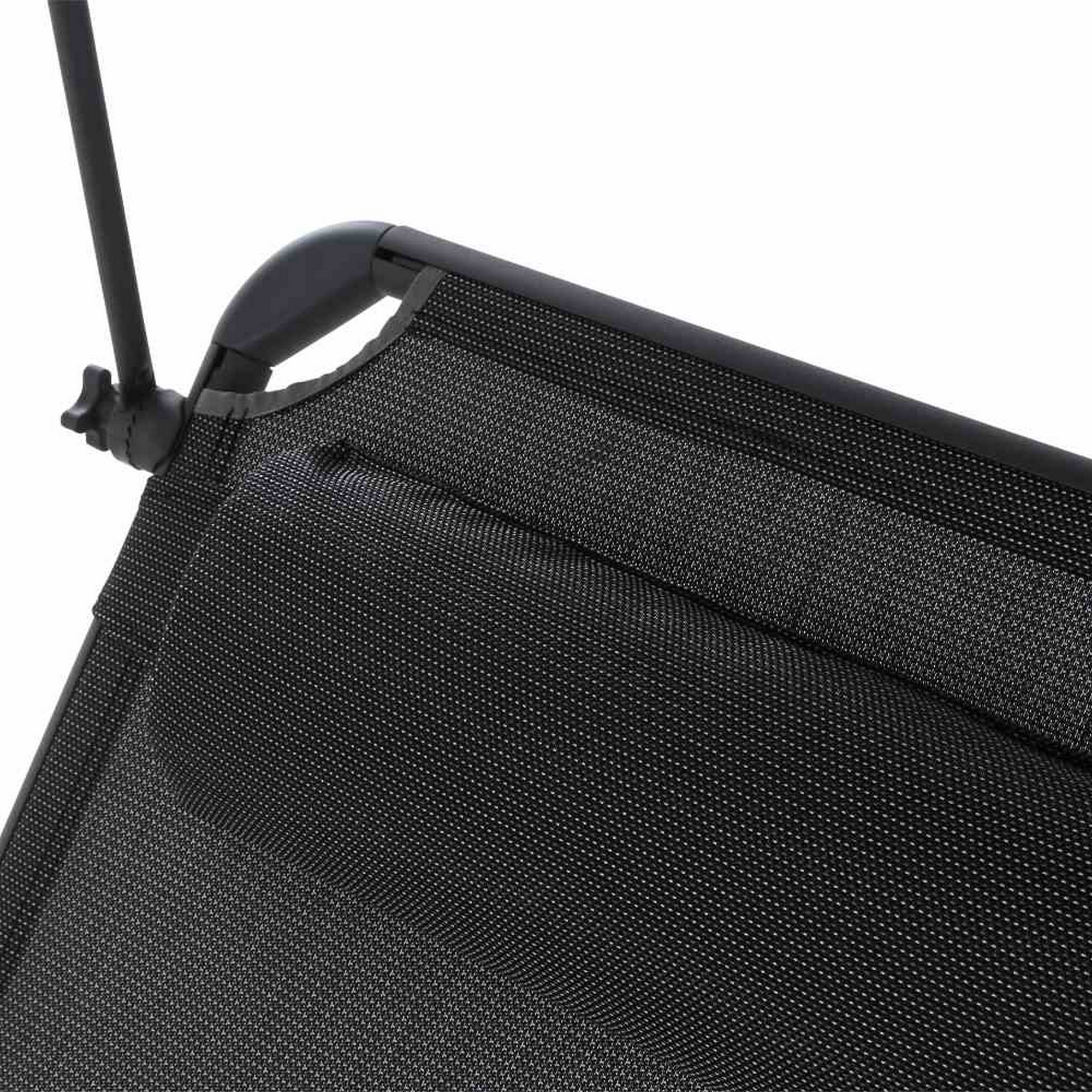 Campingliege 'Comfort' anthrazit 69 x 43 x 200 cm