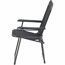 Gartenstuhl 'Comfort' klappbar Aluminium anthrazit 58 x 90 x 45 cm