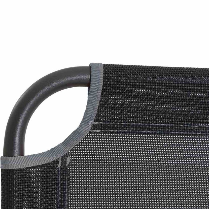 Gartenstuhl 'Comfort' klappbar Aluminium anthrazit 58 x 90 x 45 cm