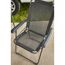 Gartenstuhl 'Comfort' klappbar Aluminium anthrazit 58 x 90 x 45 cm