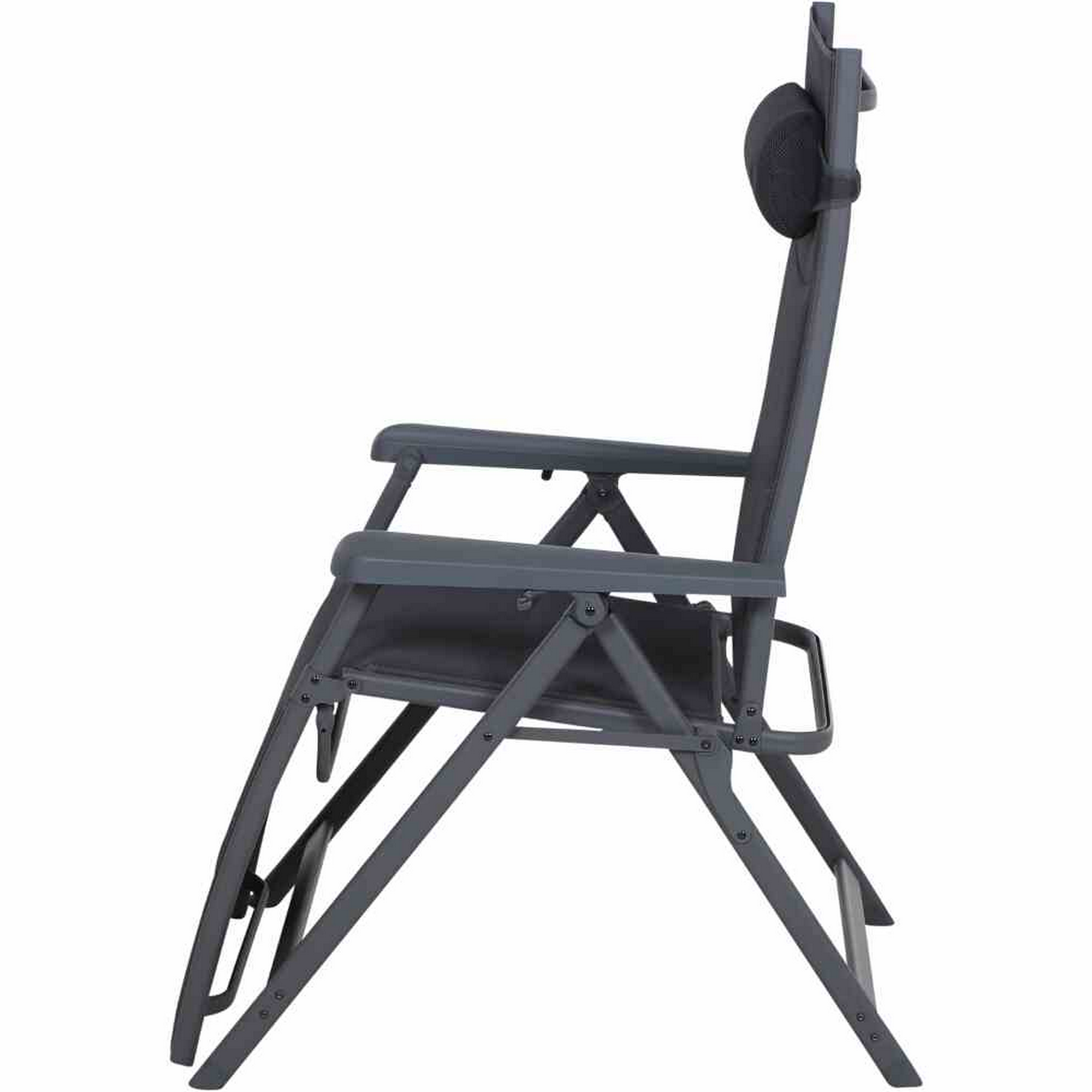 Camping-Relaxsessel 'Premium' anthrazit 56 x 122 x 59 cm