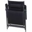 Liegestuhl 'Premium' klappbar Aluminium anthrazit 74,5 x 122 x 59 cm