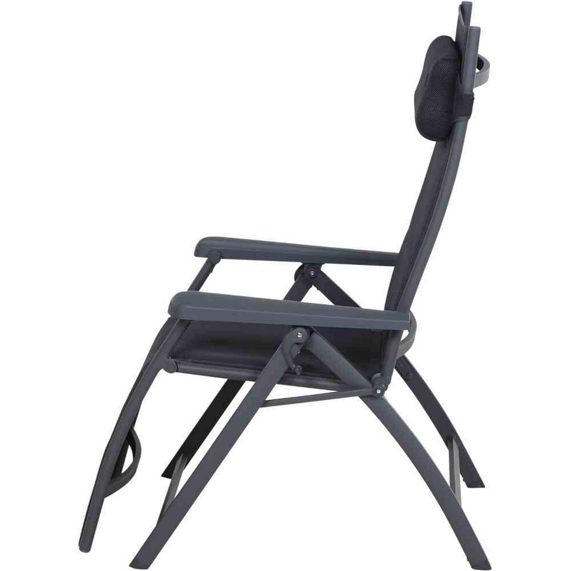 Camping-Relaxsessel 'Premium' anthrazit 52 x 124 x 52 cm