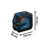 Linienlaser 'GLL 20-22 G' mit Tasche und Laserzieltafel
