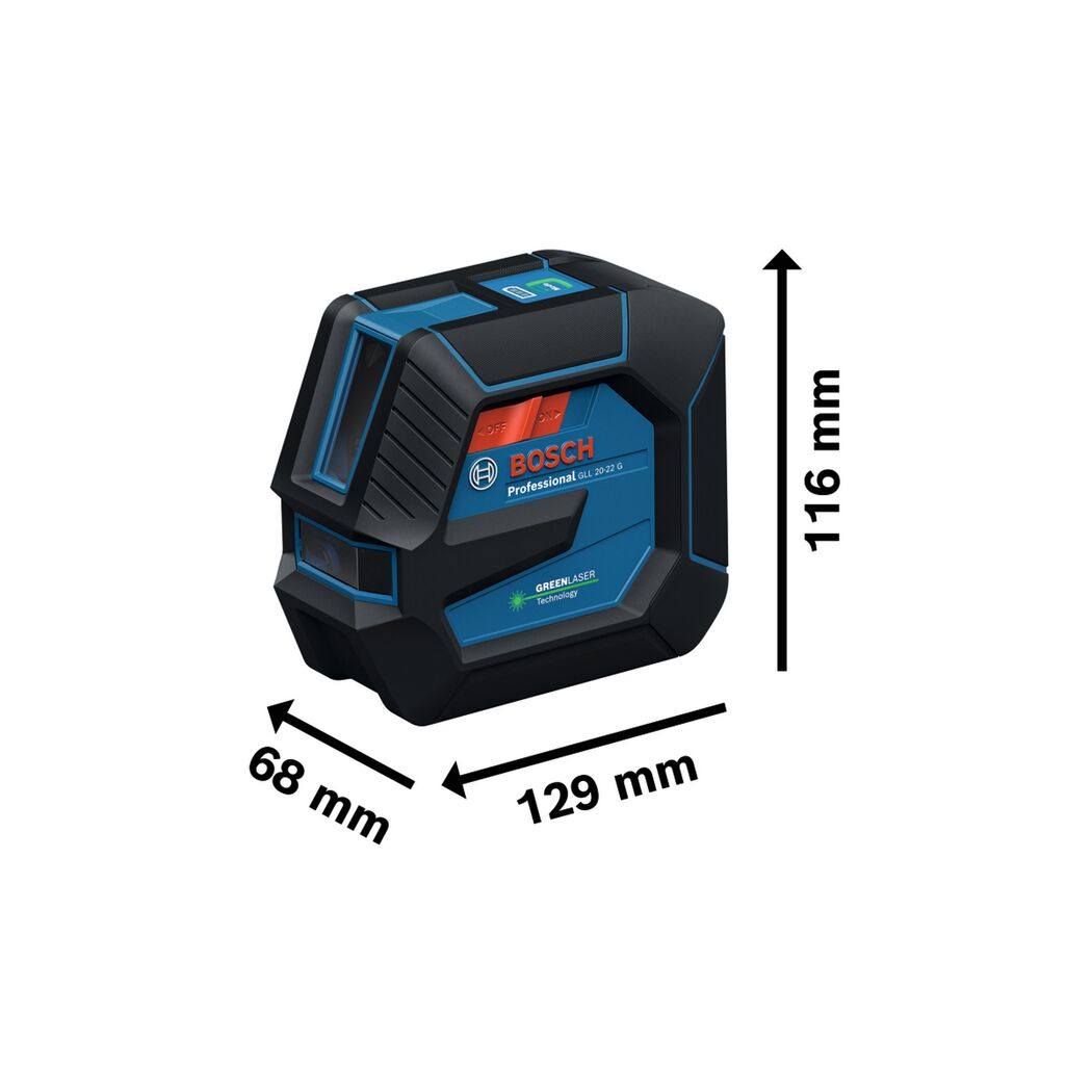 Linienlaser 'GLL 20-22 G' mit Tasche und Laserzieltafel
