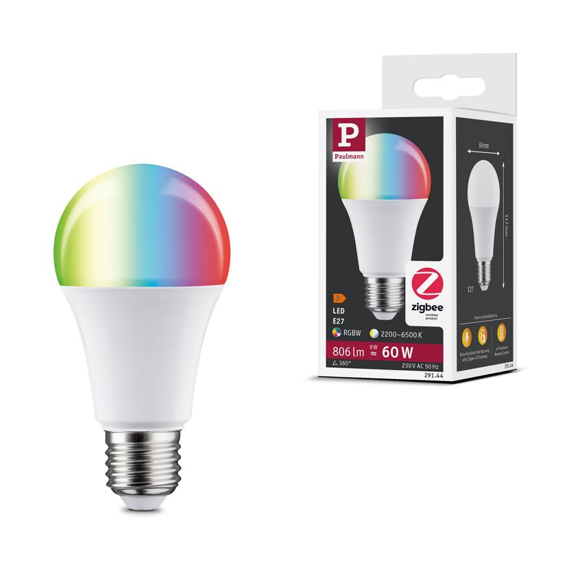 LED-Leuchtmittel 'ZigBee' dimmbar Standardform E27 9 W 806 lm warmweiß