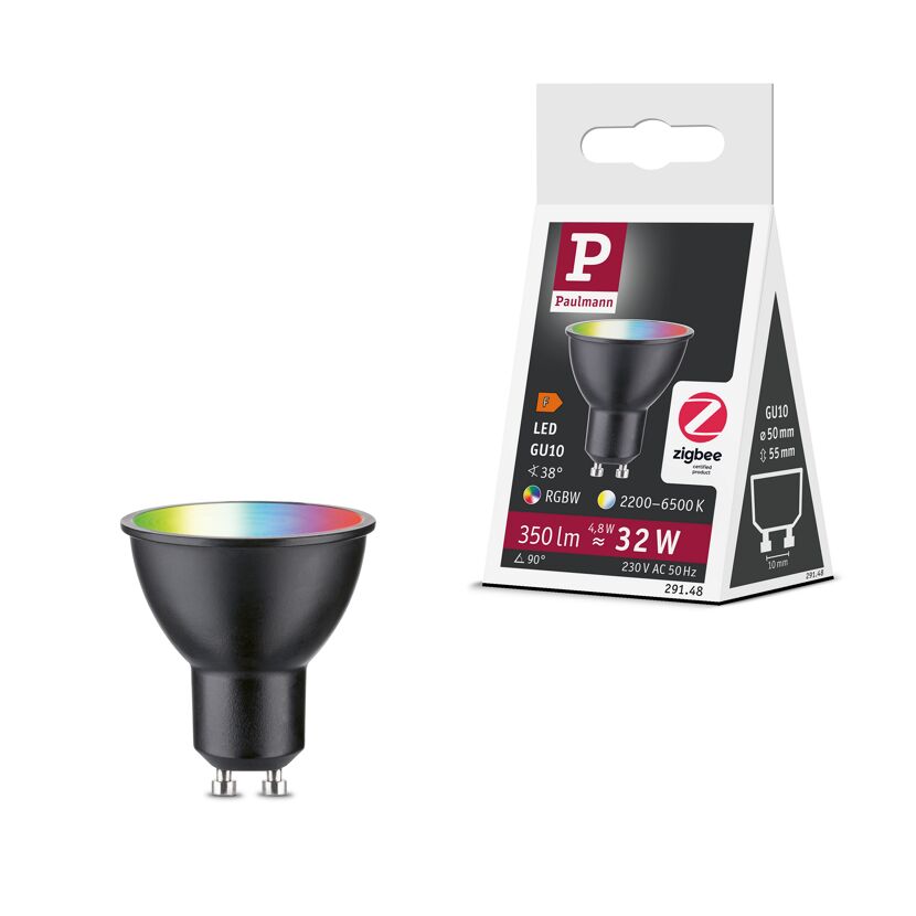 LED-Leuchtmittel 'ZigBee' dimmbar Reflektor GU10 4,8 W 350 lm warmweiß