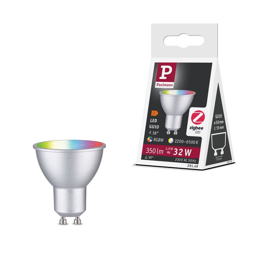 LED-Leuchtmittel 'ZigBee' dimmbar Reflektor GU10 4,8 W 350 lm warmweiß