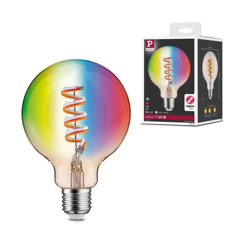 LED-Leuchtmittel 'ZigBee' dimmbar Globe E27 6,3 W 470 lm warmweiß