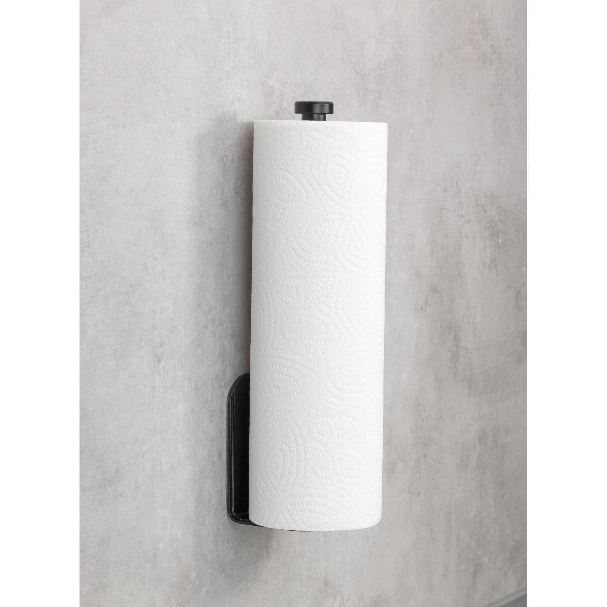 Küchenrollenhalter 'Nio' Aluminium schwarz
