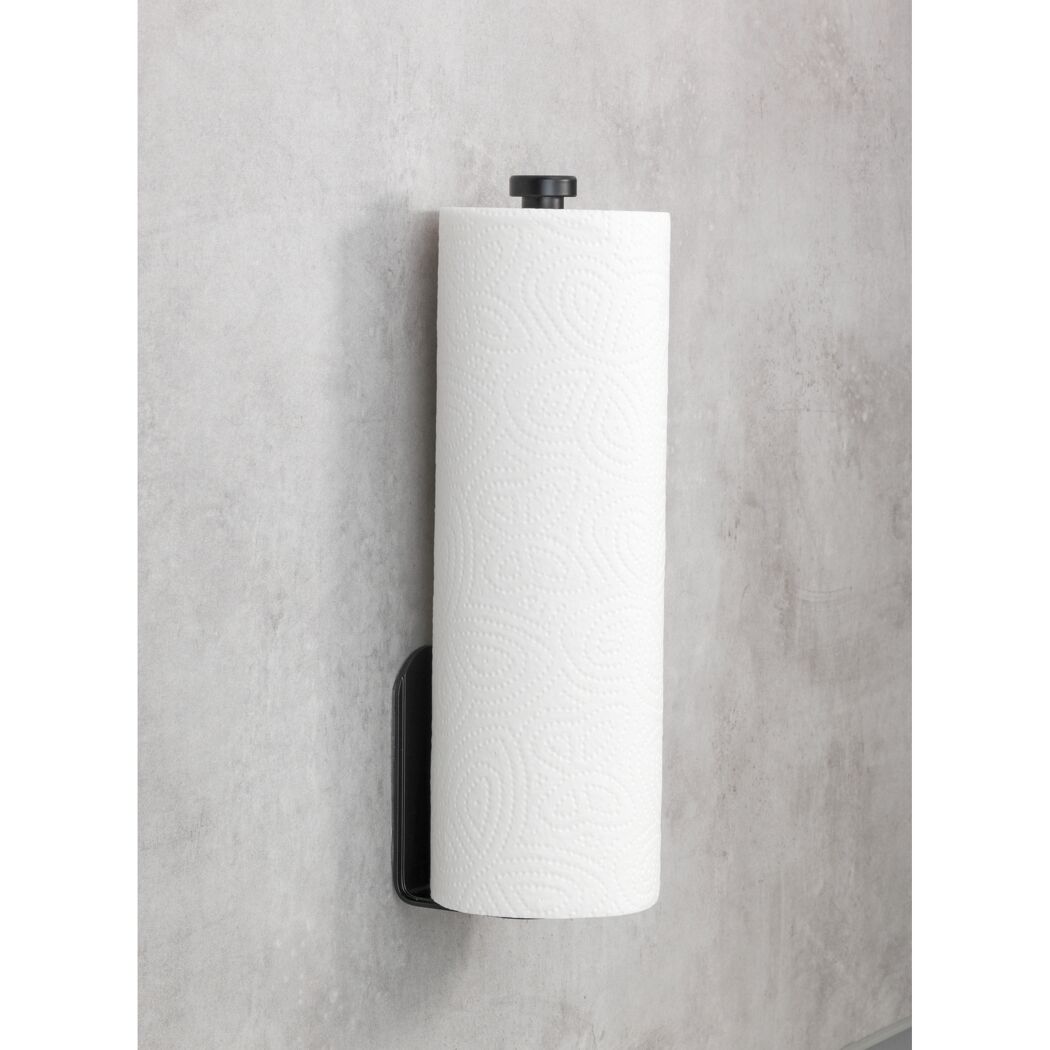 Küchenrollenhalter 'Nio' Aluminium schwarz