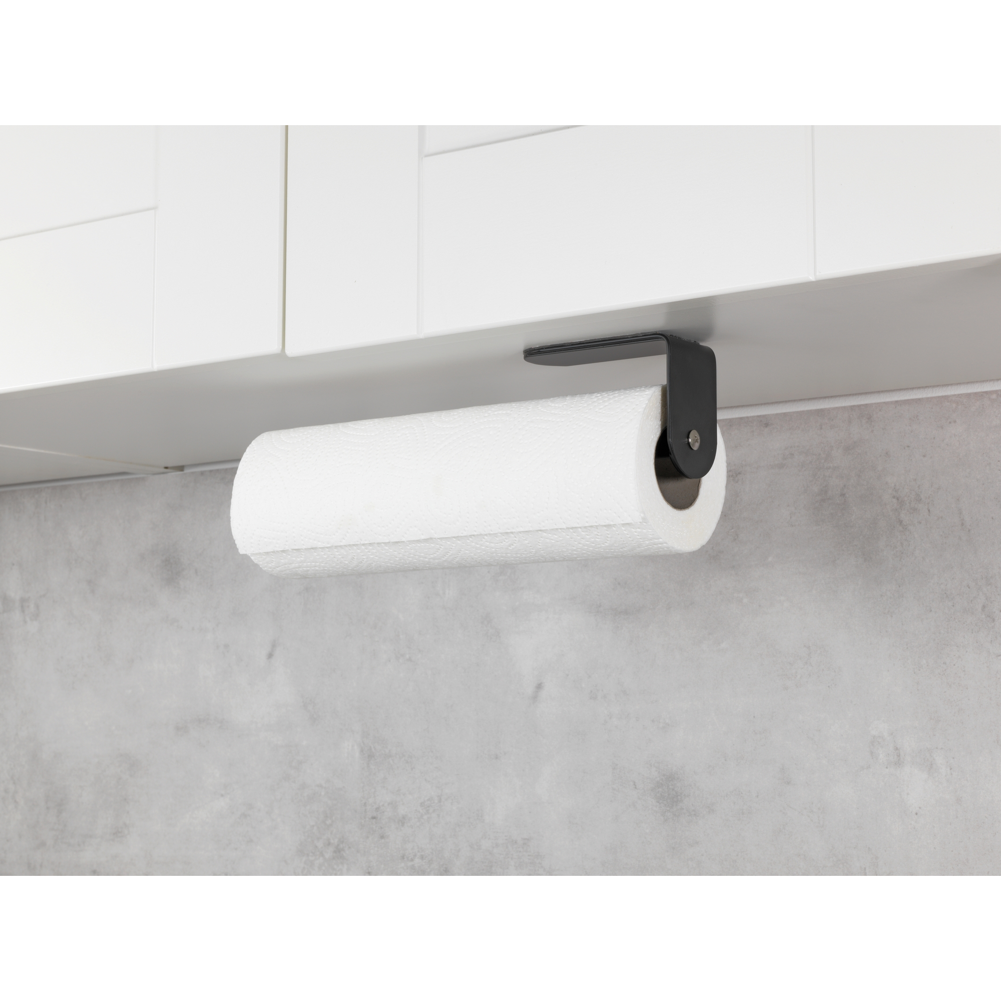 Küchenrollenhalter 'Nio' Aluminium schwarz