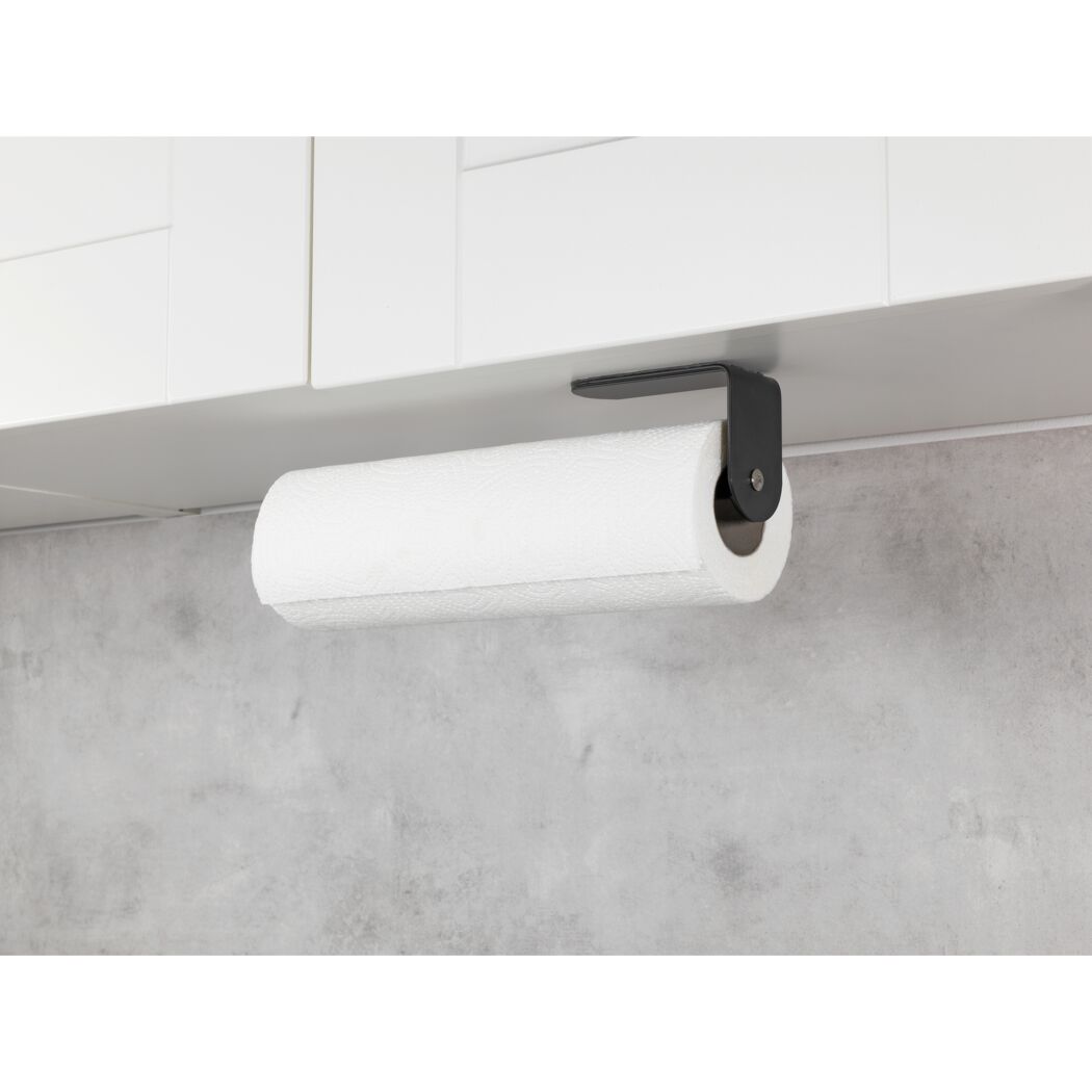Küchenrollenhalter 'Nio' Aluminium schwarz