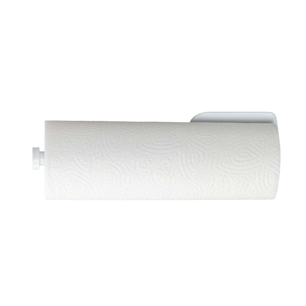 Küchenrollenhalter 'Nio' Aluminium weiß