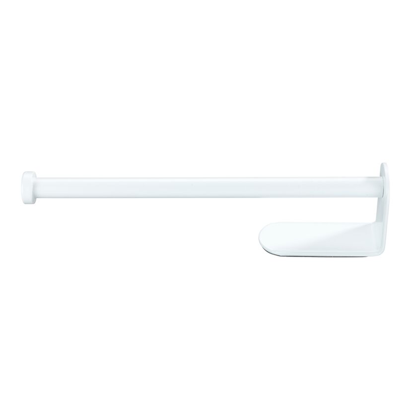 Küchenrollenhalter 'Nio' Aluminium weiß