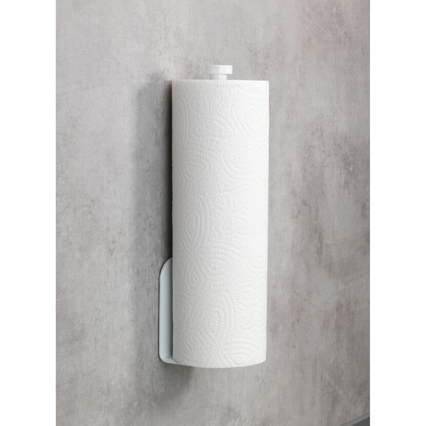 Küchenrollenhalter 'Nio' Aluminium weiß