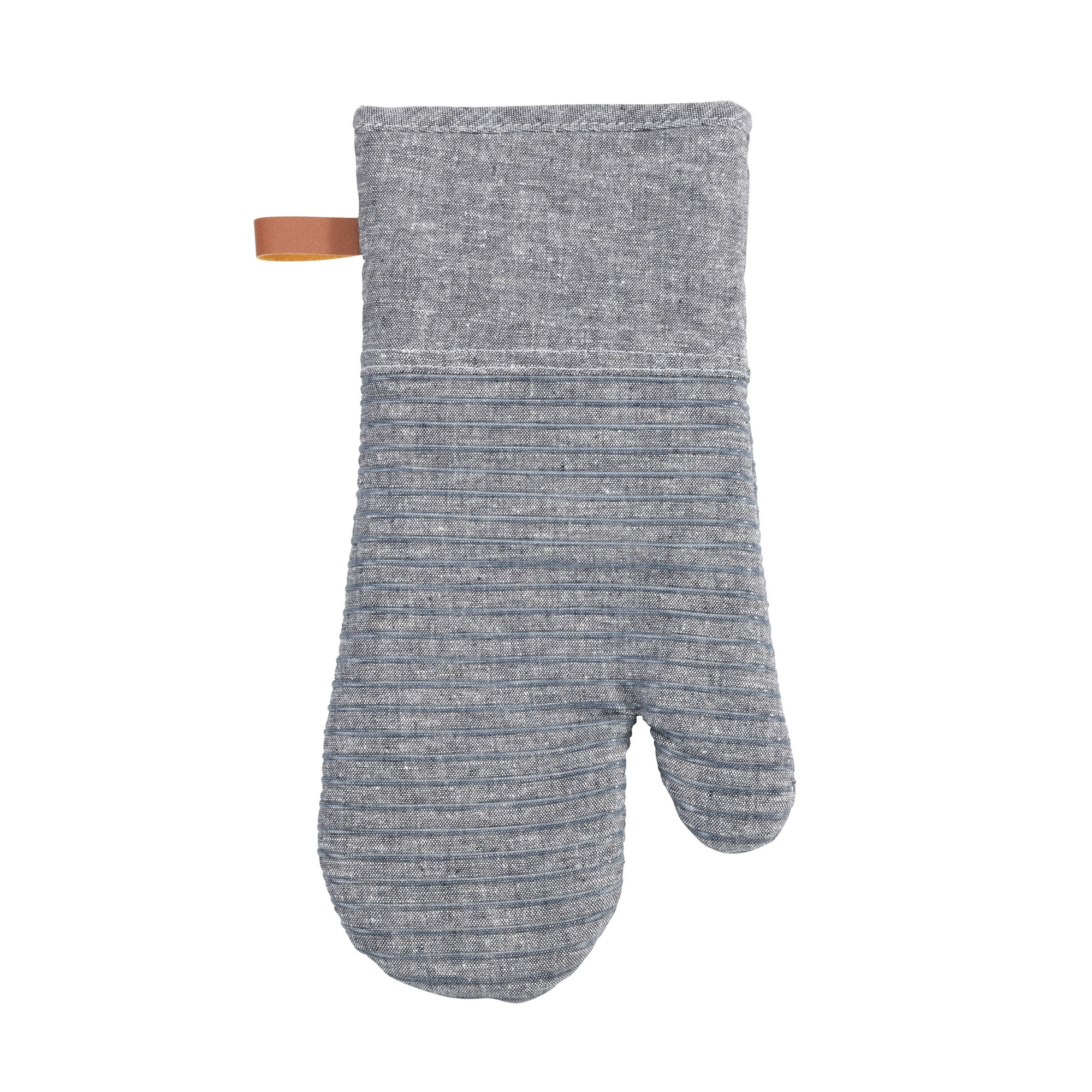 Topfhandschuhe 'Ada Stripes' grau 2 Stück