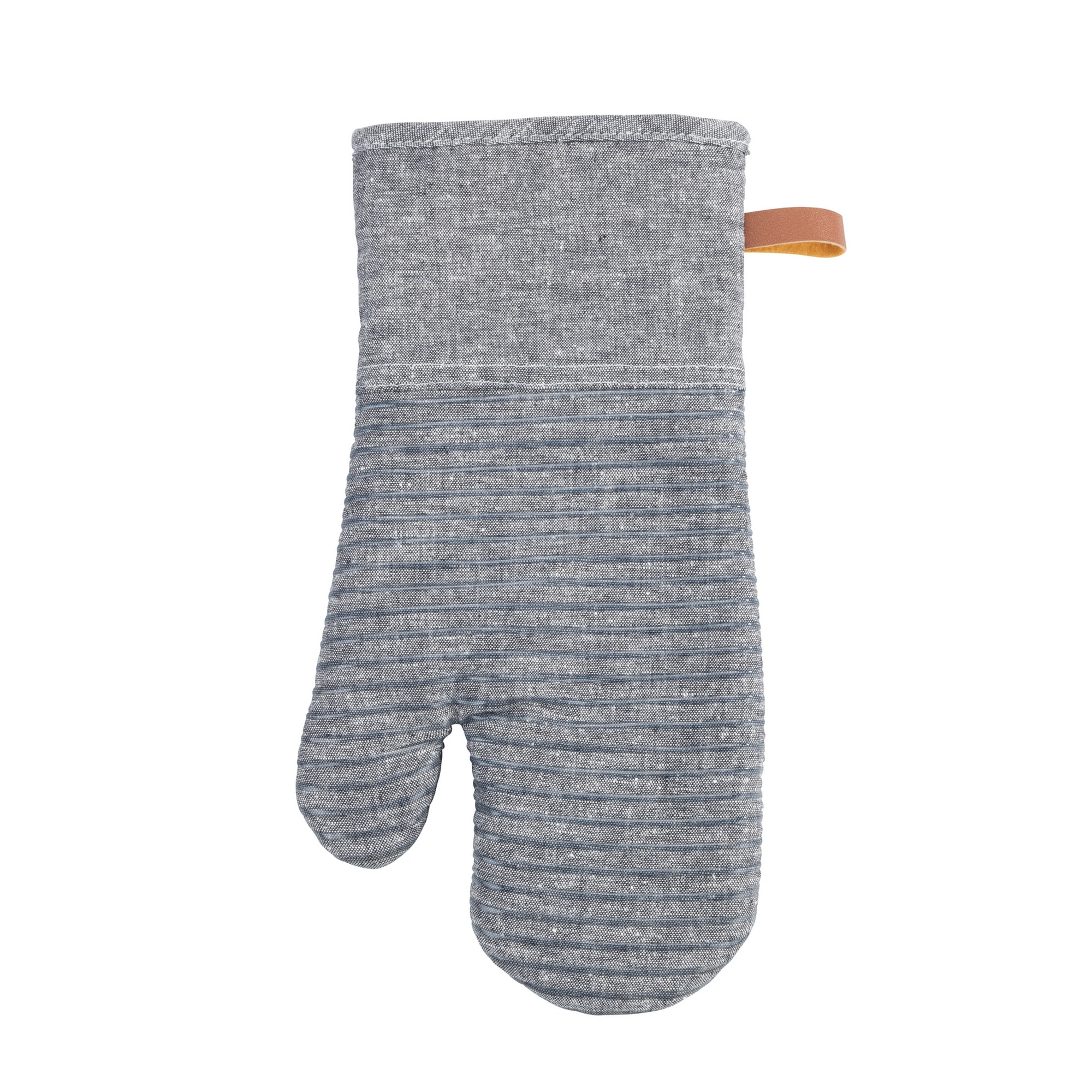 Topfhandschuhe 'Ada Stripes' grau 2 Stück