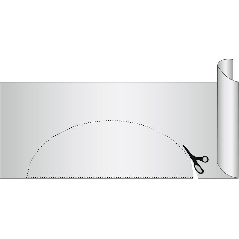 Anti-Rutsch-Matte 150 x 50 cm grau