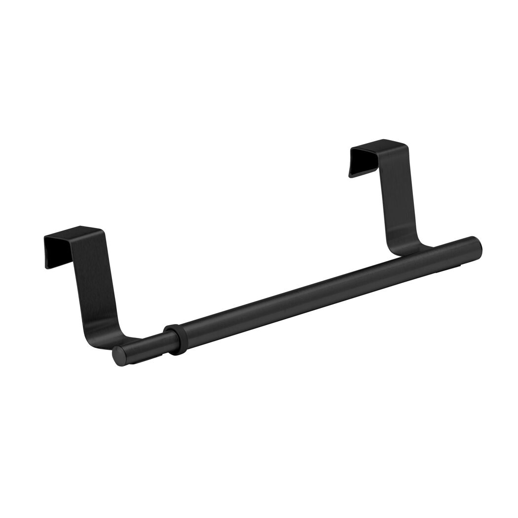 Handtuchhalter teleskopierbar schwarz 22-35 x 6 x 7 cm