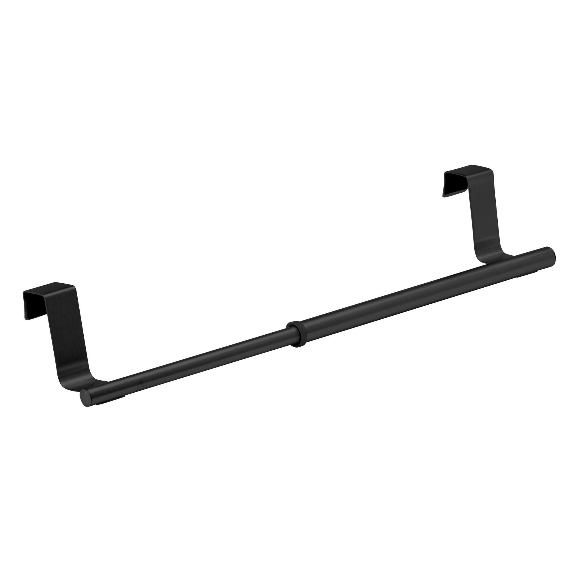 Handtuchhalter teleskopierbar schwarz 22-35 x 6 x 7 cm