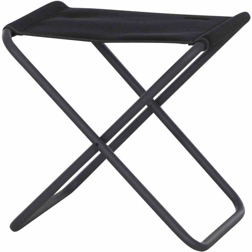Campinghocker 'Premium' klappbar Aluminium anthrazit 45 x 47 x 49 cm