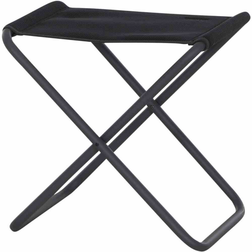Campinghocker 'Premium' klappbar Aluminium anthrazit 45 x 47 x 49 cm