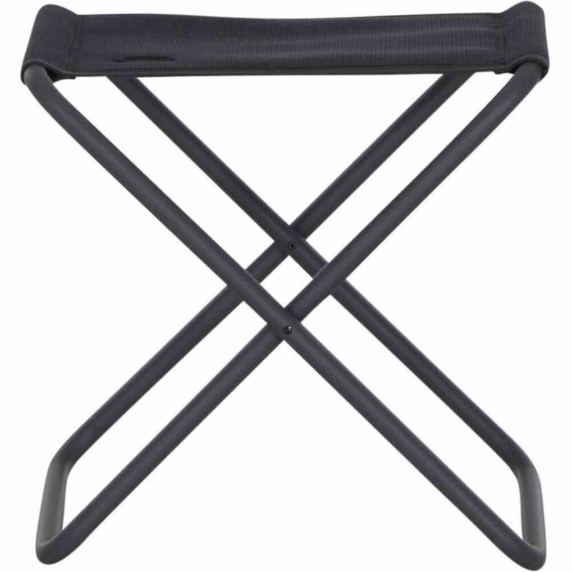 Campinghocker 'Premium' klappbar Aluminium anthrazit 45 x 47 x 49 cm