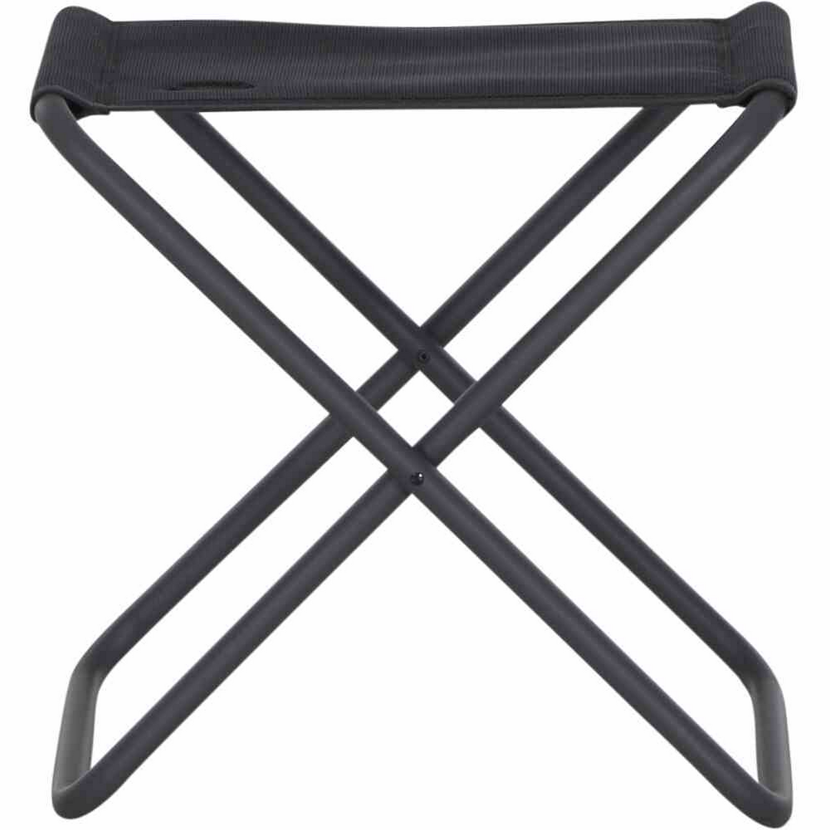 Campinghocker 'Premium' klappbar Aluminium anthrazit 45 x 47 x 49 cm