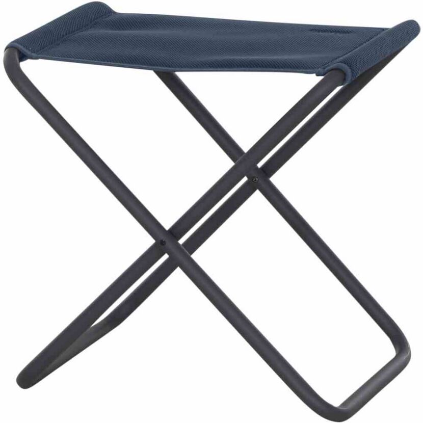 Campinghocker 'Premium' klappbar Aluminium blau 40 x 47 x 49 cm