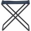 Campinghocker 'Premium' klappbar Aluminium blau 40 x 47 x 49 cm