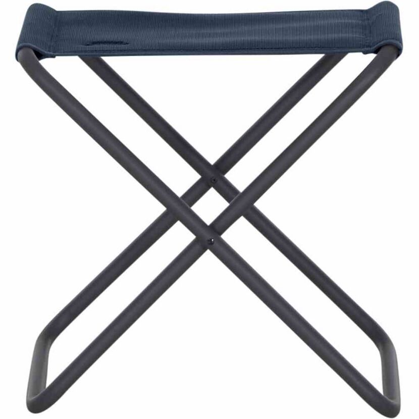 Campinghocker 'Premium' klappbar Aluminium blau 40 x 47 x 49 cm