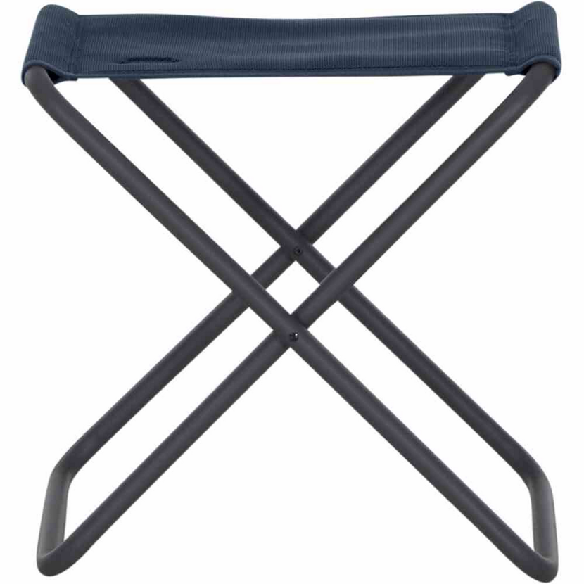 Campinghocker 'Premium' klappbar Aluminium blau 40 x 47 x 49 cm